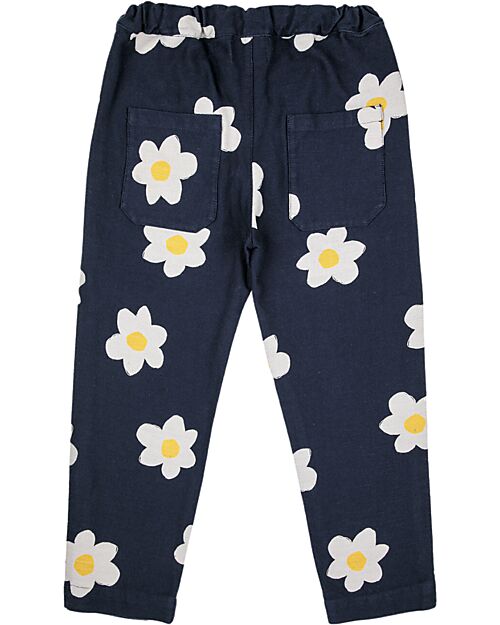 Bobo Choses Baggy Pants - Big Flower all Over - 100% Cotton Trousers
