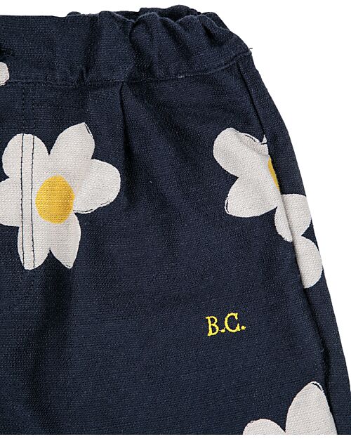 Bobo Choses Baggy Pants - Big Flower all Over - 100% Cotton Trousers