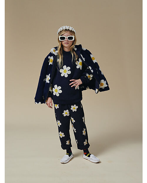 Bobo Choses Baggy Pants - Big Flower all Over - 100% Cotton Trousers