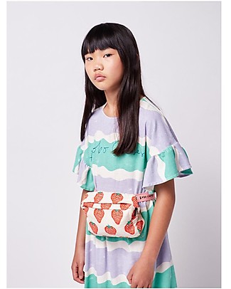 Bobo Choses Belt Pouch - Strawberry All Over - 18 x 11.5 x 6 cm - 100% Organic Cotton Pouch