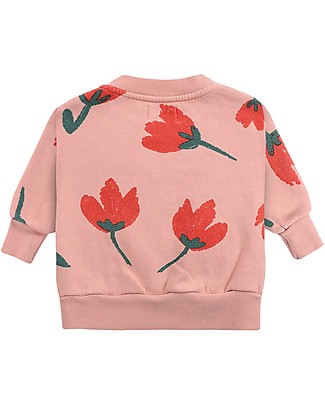 Bobo Choses Big Flowers All Over sweatshirt - Rose Cloud - 100% Organic cotton Sweatshirts