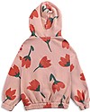 Bobo Choses Big Flowers All Over zipped hoodie - Rose cloud - 100% Organic cotton Sweatshirts