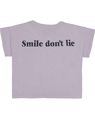 Bobo Choses Big Smile Lila T-shirt - Lavender Aura - 100% organic cotton T-Shirts And Vests