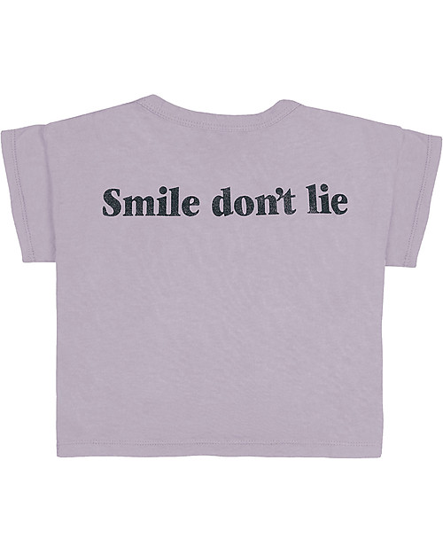 Bobo Choses Big Smile Lila T-shirt - Lavender Aura - 100% organic cotton T-shirts