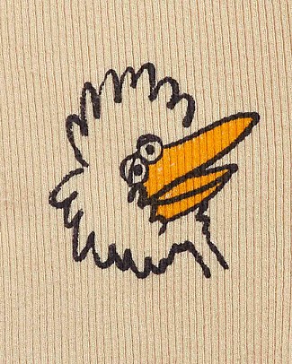 Bobo Choses Birdie All Over leggings - Soybean - Organic cotton Leggings