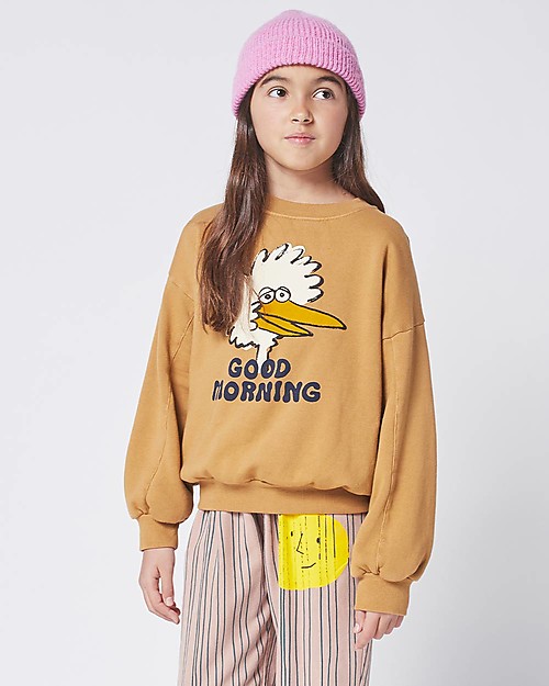 Bobo Choses Birdie sweatshirt - Apple cinnamon - 100% Organic cotton Sweatshirts