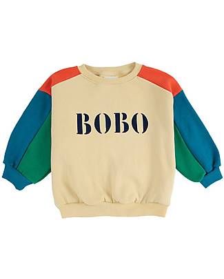 Bobo Choses Bobo Blue Long Sleeves Sweatshirt - Multicolor - 100% Organic Cotton Sweatshirts