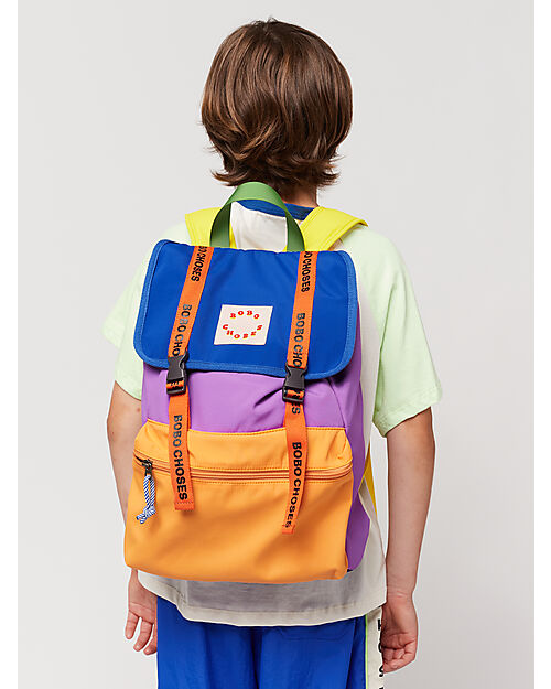 Bobo Choses Bobo Choses Color Block Backpack - Purple - 35 x 26 x 12,5 cm Backpack