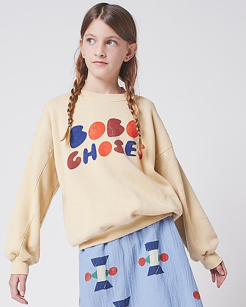 Bobo Choses Bobo Choses sweatshirt - Soybean - 100% Organic cotton Sweatshirts