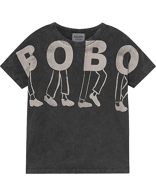 Bobo Choses Bobo Dance T-shirt - Dark Grey - 100% Organic Cotton T-shirts