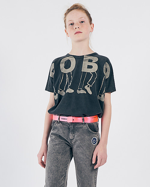 Bobo Choses Bobo Dance T-shirt - Dark Grey - 100% Organic Cotton T-shirts