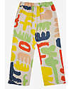 Bobo Choses Carnival All Over Woven Pants - Offwhite - 100% Cotton Trousers