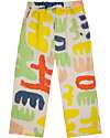 Bobo Choses Carnival All Over Woven Pants - Offwhite - 100% Cotton Trousers