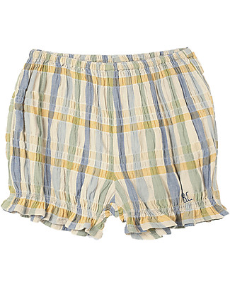 Bobo Choses Checker Woven Shorts - 100% Cotton Shorts