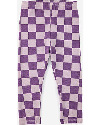 Bobo Choses Checkerboard leggings - Lavender - 100% Organic Cotton Leggings