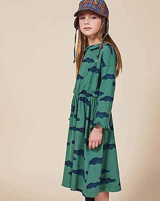 Bobo Choses Clouds All-Over Dress - 100% Organic Cotton Dresses