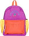 Bobo Choses Color Block Backpack - Cherry - Multicolor - 100% Recycled Material Backpack