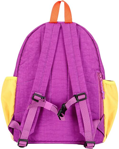Bobo Choses Color Block Backpack - Cherry - Multicolor - 100% Recycled Material Backpack