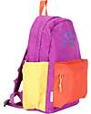 Bobo Choses Color Block Backpack - Cherry - Multicolor - 100% Recycled Material Backpack