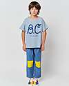 Bobo Choses Color Block Chino Pants - Prussian Blue - 100% Organic Cotton Trousers