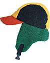 Bobo Choses Color Block Sheepskin Chapka - Multicolor Winter Hats