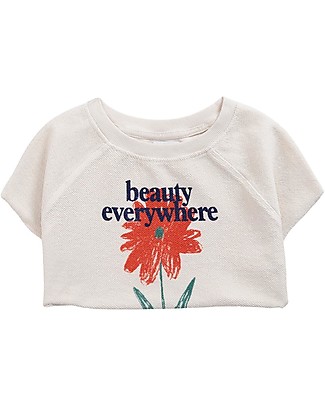 Bobo Choses Cropped T-Shirt - Petunia - 100% Organic Cotton T-shirts