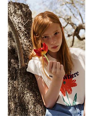 Bobo Choses Cropped T-Shirt - Petunia - 100% Organic Cotton T-shirts