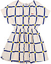 Bobo Choses Cube Woven Dress - White Swan - 100% Organic Cotton Dresses_