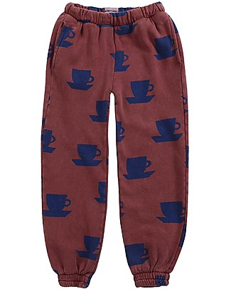 Bobo Choses Cup Of Tea All Over jogging pants - Tandori spice - 100% Organic cotton Trousers