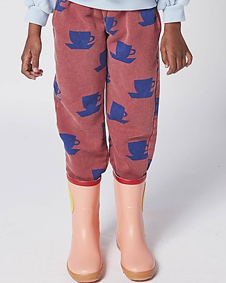Bobo Choses Cup Of Tea All Over jogging pants - Tandori spice - 100% Organic cotton Trousers