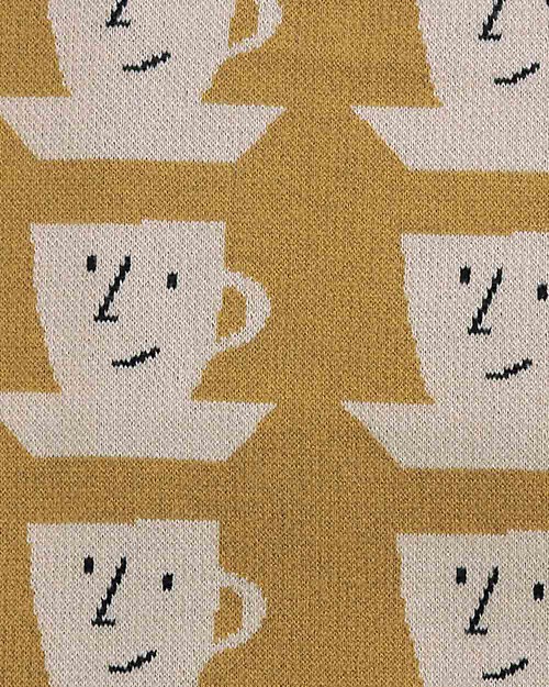 Bobo Choses Cup Of Tea All Over knitted Jumper - Apple cinnamon - 100% Organic cotton Jumpers