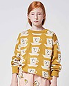Bobo Choses Cup Of Tea All Over knitted Jumper - Apple cinnamon - 100% Organic cotton Jumpers