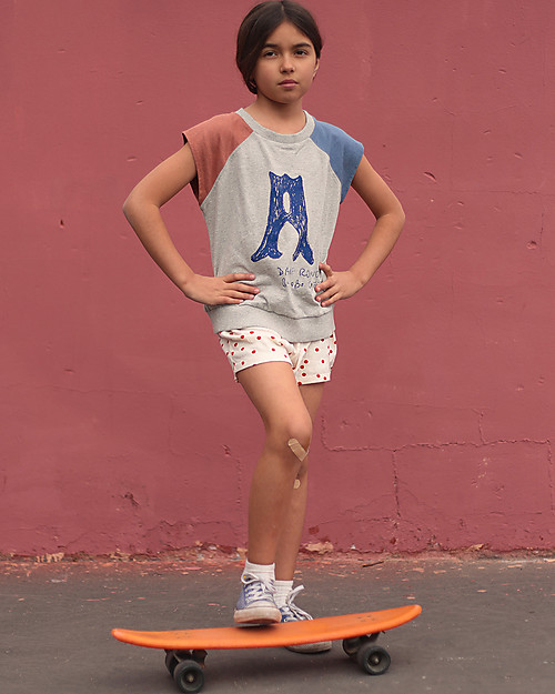 Bobo Choses Dots Jersey Shorts - Elasticated Organic Cotton Shorts