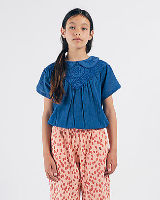 Bobo Choses Embroidery Short Sleeves Blouse - Elegant and Original Shirts And Blouses