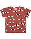 Bobo Choses Eyes all over T-shirt - Coconut shell - 100% organic cotton T-shirts