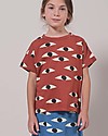 Bobo Choses Eyes all over T-shirt - Coconut shell - 100% organic cotton T-shirts
