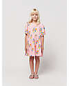 Bobo Choses Fireworks All Over Flounce Sleeves Woven Dress - Pink - Linen and Viscose Dresses_
