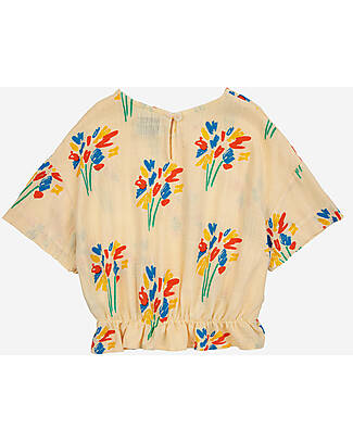 Bobo Choses Fireworks All Over Woven Top - Light Yellow T-shirts
