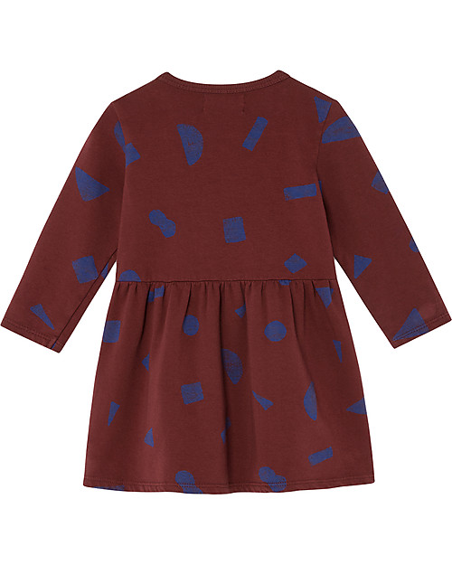 Bobo Choses Fleece Dress, All Over Stuff - Organic Cotton Dresses_
