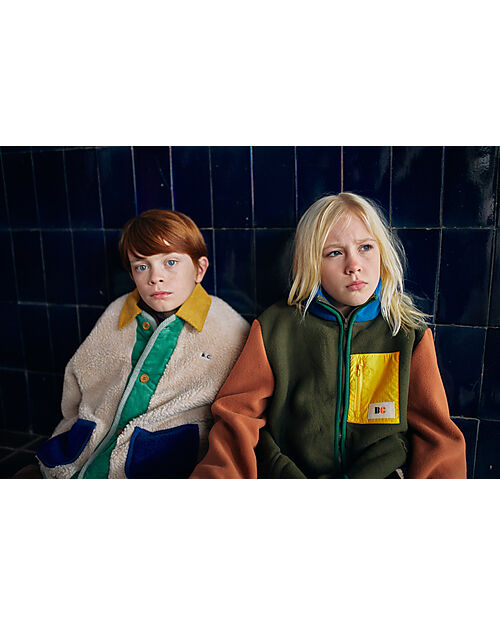 Bobo Choses Fleece Jacket - Color Block - Colors and Contrasts
​ Jackets