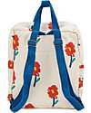 Bobo Choses Flower School Bag  - 23 x 27 x 10 cm - 100% Organic Cotton Backpack