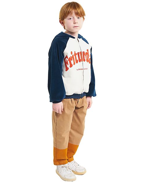 Bobo Choses Friturday Hooded Sweatshirt - Beige - Organic Cotton Sweatshirts