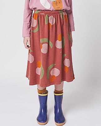 Bobo Choses Fruits All Over midi skirt - Tandori spice - 100% Organic cotton Skirts