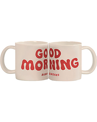 Bobo Choses Good Morning mug set - set of 2 - 100% Ceramic Meal Sets
