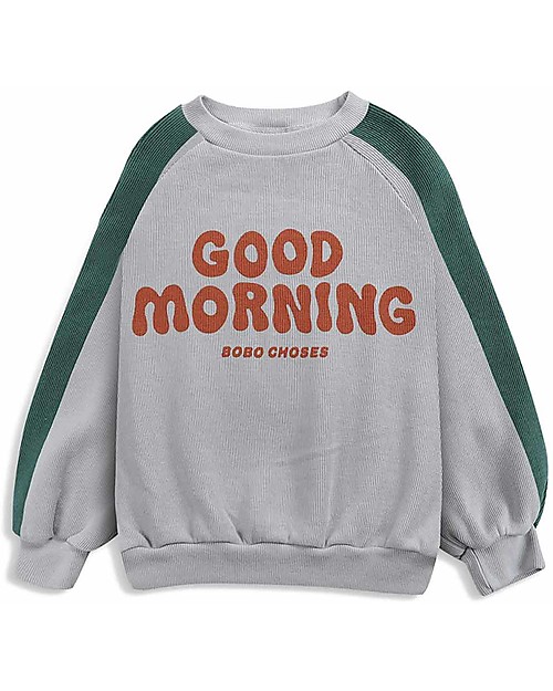Bobo Choses Good Morning sweatshirt - Gray violet - 100% Organic cotton Sweatshirts