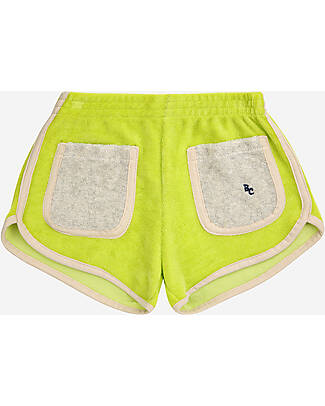 Bobo Choses Green Terry Shorts - Light Green - Organic Cotton Shorts