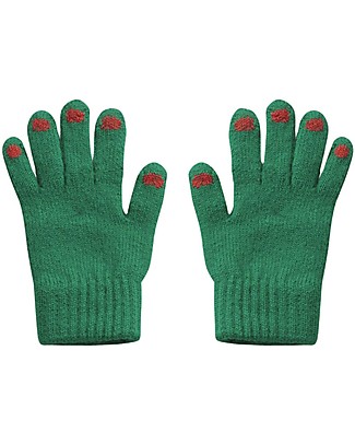 Bobo Choses Hands green knitted gloves Gloves e Mittens