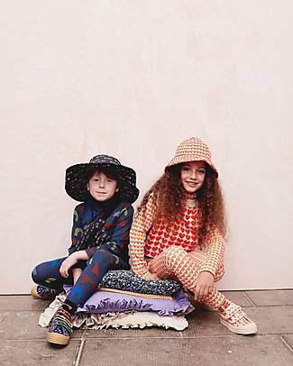 Bobo Choses High Neck T-Shirt - Hearts - Beige - Long-sleeved Long Sleeves Tops