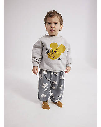 Bobo Choses Jogging Pants - Baby Mouse all Over - Organic Cotton Fleece
Trousers