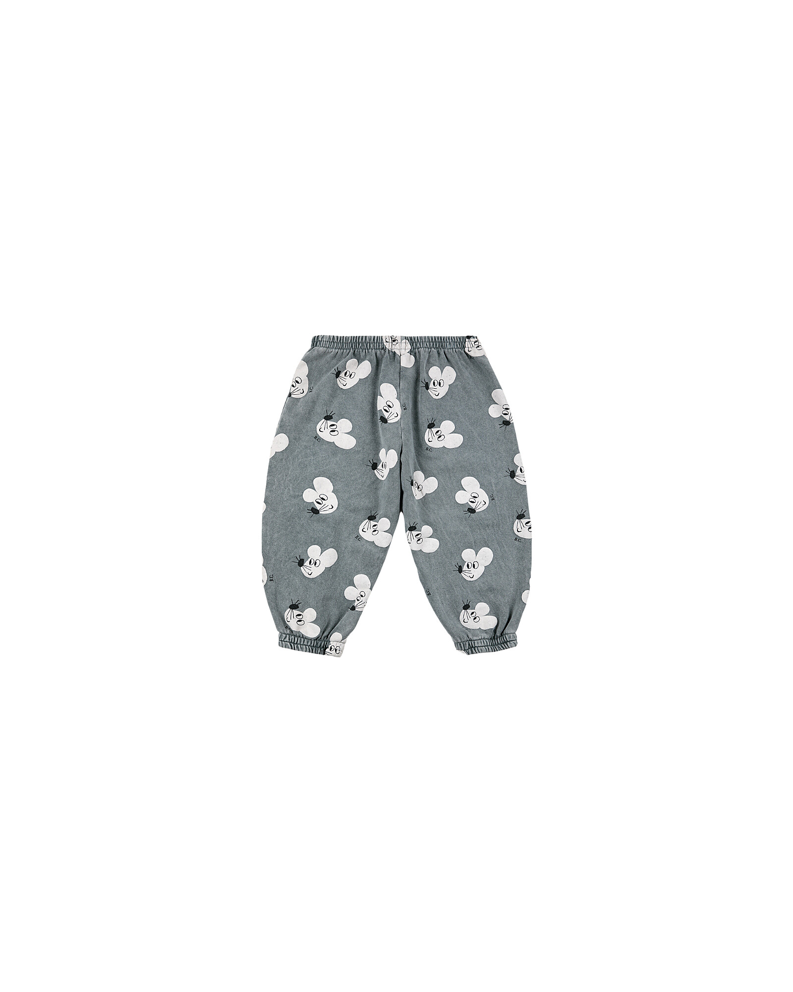 Bobo Choses Jogging Pants - Baby Mouse all Over - Organic Cotton